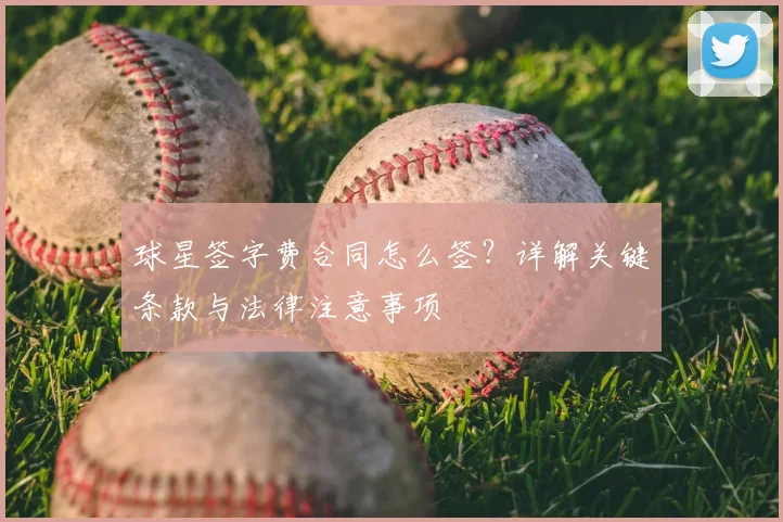 球星签字费合同怎么签？详解关键条款与法律注意事项